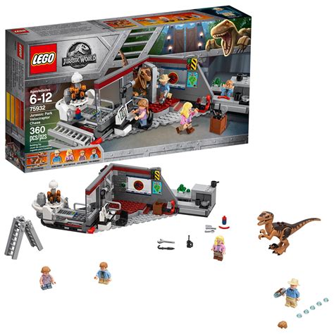 LEGO Jurassic World Jurassic Park Velociraptor Chase 75932 Walmart Com