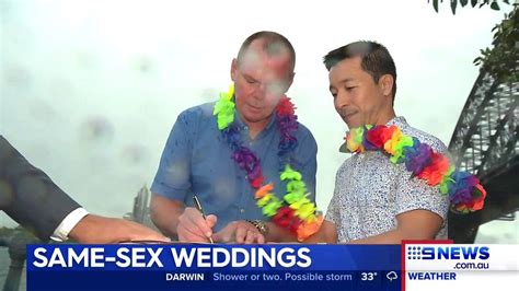 9news sydney on twitter today is the first day all same sex partners can officially marry