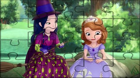Lucinda And Sofia Sofia The First Puzzle Games For Kids Youtube