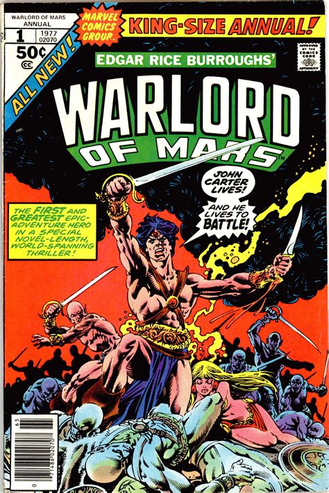 Warlord Of Mars Marvel Annual 1 Encyclopedia Barsoomia Wiki