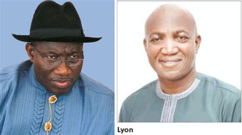 jonathan pleased with lyon s victory in bayelsa governorship election apc