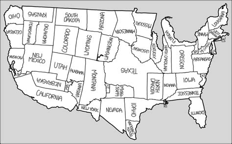 Rearranging The Shapes Of The States To Create A New Map Of The United