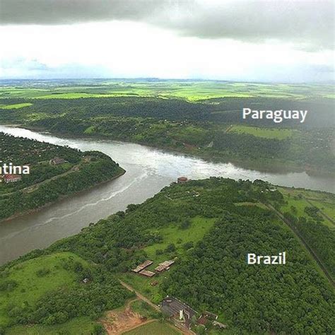 Triple Frontier The Tri Border Between Argentina Brazil And Paraguay