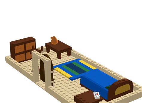 lego moc castle bedroom by thethreegs rebrickable build with lego