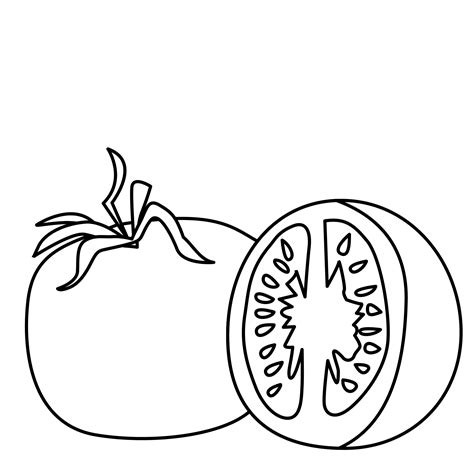 Desenho De Cacho De Tomate Para Colorir Tudodesenhos Porn Sex Picture