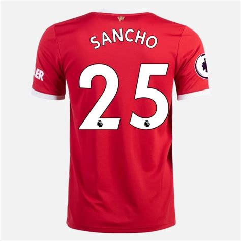 Koszulka Manchester United Jadon Sancho 25 Główna 202122 Krótki