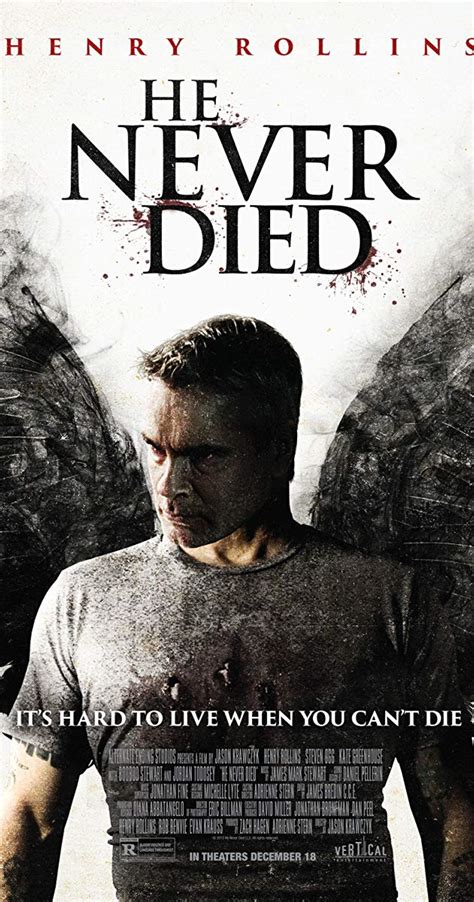 He never died is a genre movie that refuses to let itself be defined, but the film's guessing game grows tiresome as the questions only continue to mount. He Never Died (2015) - IMDb