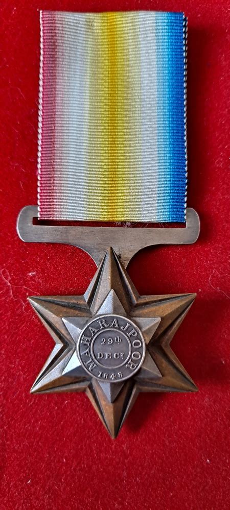 16th Lancers Maharajpoor Gwalior Star Medals And Memorabilia
