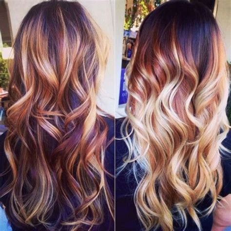 It is a great look for those who already have dark hair but want to some salons and beauty stores carry 'burgundy blonde' which produces red/violet undertones for blonde hair. Image result for dark burgundy hair color ombre balayage ...
