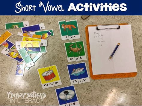 Short Vowel Activities And Rti Visual Plans Conversations In Literacy
