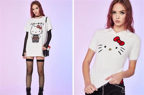 These Rebel Hello Kitty Clothes And Skincare By Dolls Kill Let You Own The Kawaii Grunge Vibe