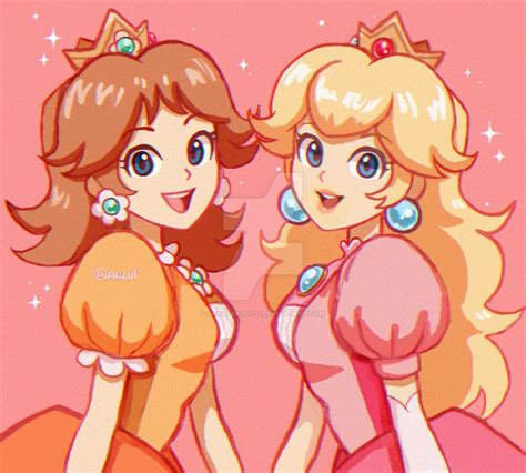 Princess Peach And Daisy By Sakurakiss777 On