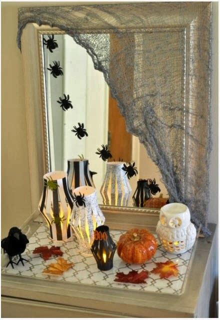 Browse this list, from outdoor porch ideas to ways to upgrade your mantel, window, and table, to get all of the decorating. To da loos: 11 Halloween mirrors to spook up your bathroom ...