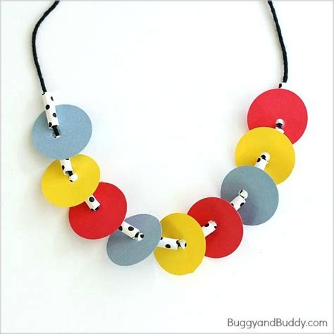 Necklace Craft For Kids Inspired By Press Here Necklace Craft How To