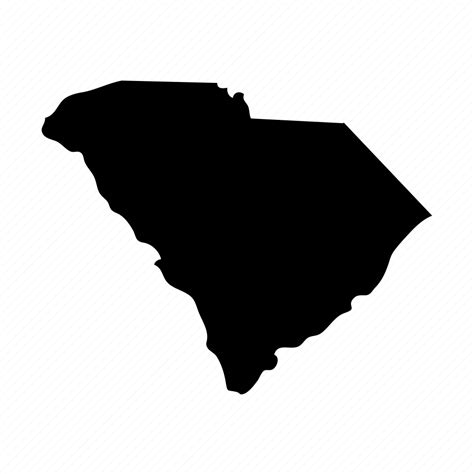 Geography Map South Carolina State Usa Icon Download On Iconfinder