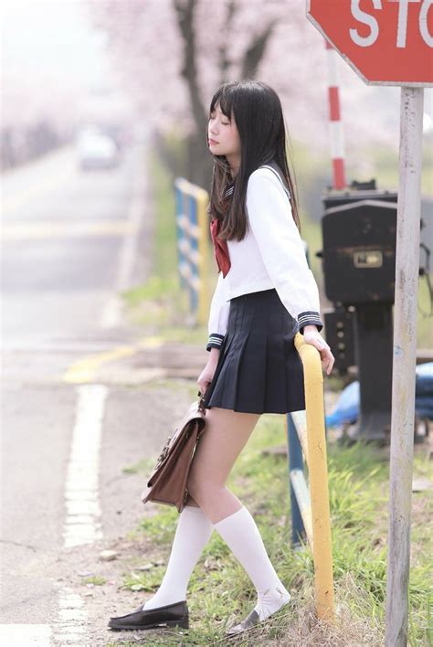 School Girl Japan School Uniform Girls Japan Girl School Skirt
