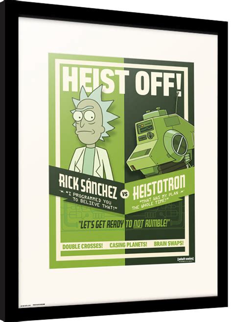 Rick And Morty Season 4 Heist Framed Poster Buy At Ukposters