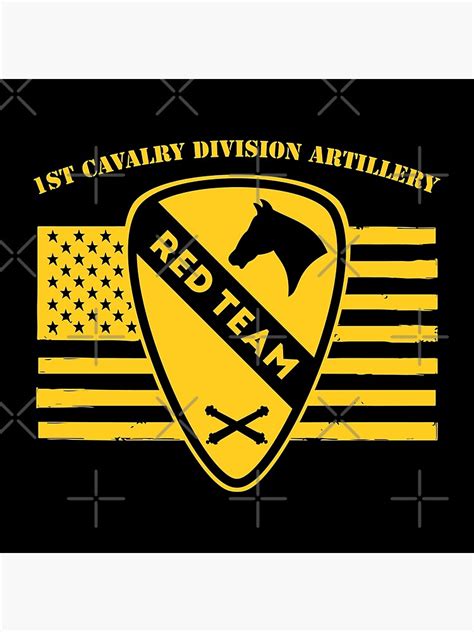 1st Cavalry Division Artillery Poster For Sale By Alt36 Redbubble