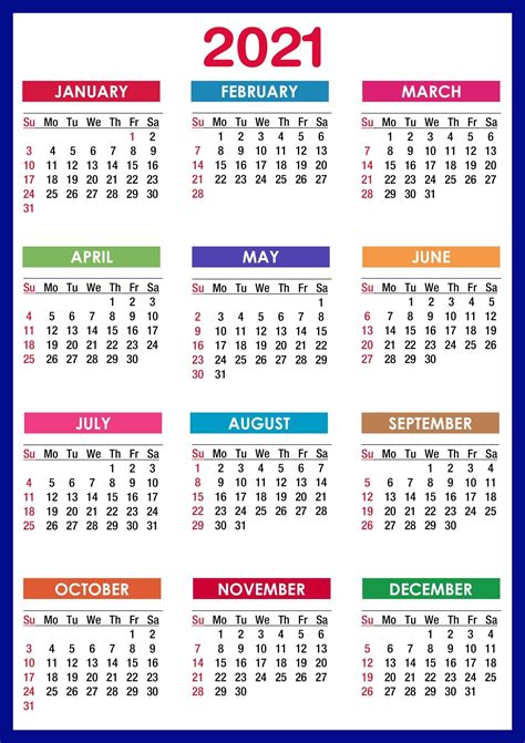 2024 Calendar Design Printable Yearly Planner