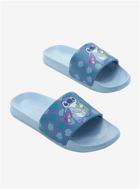 Disney Lilo Stitch Frog Stitch Slide Sandals Lilo And Stitch