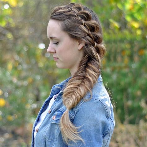Maybe you would like to learn more about one of these? French 4-Strand into a Fishtail on myself today inspired by @hairstyles_by_shannon ...