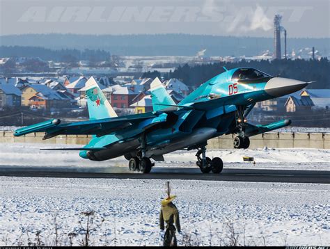 Sukhoi Su 34 Russia Air Force Aviation Photo 4964625