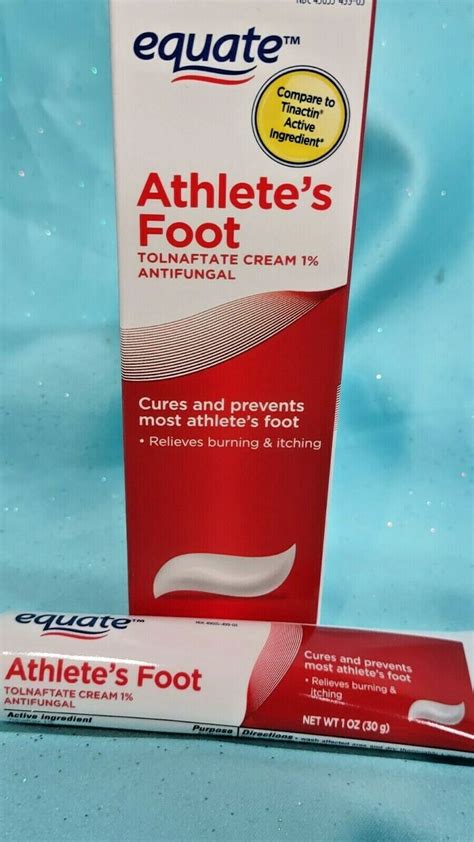 2 Equate Athletes Foot Tolnaftate Cream 1 Antifungal Burning Itch