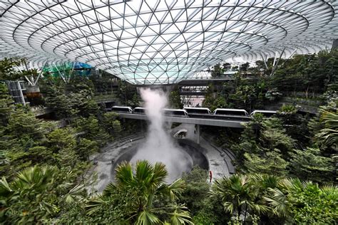 Inside Changi Airport Singapores New Jewel Home To Worlds Tallest