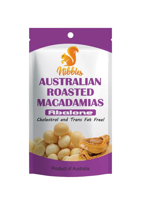 Our macadamias' flavour is incomparable to any other nut, that's why we have 9 for you to choose from. Nibbles Premium Australian Abalone Macadamia Nut 60g ...