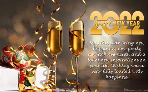 Champagne New Years 2022 Ecards And Greeting Cards Online