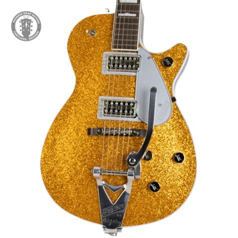 2021 Gretsch G6129t 89 Vs Sparkle Jet Gold Sparkle Guitars Electric Solid Body Thunder Road