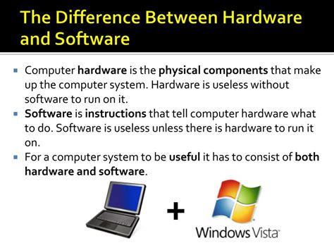 Distinguish Between Hardware And Software