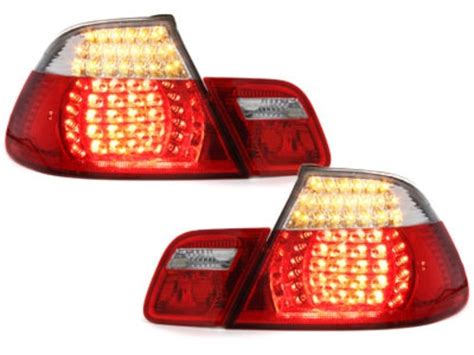 Led Taillights Suitable For Bmw E46 2d Cabrio 2000 2005 Redcrystal