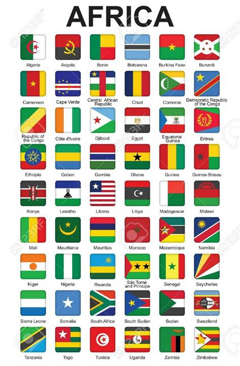 Download flashcards of countries and flags here. Africa Our Africa! | Africa flag, World country flags ...