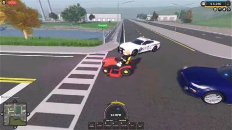 Lawn Mower Police Chase In Erlc Bubspeed800 Youtube