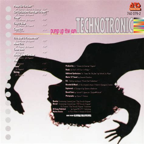 Car Tula Interior Frontal De Technotronic Pump Up The Jam Portada