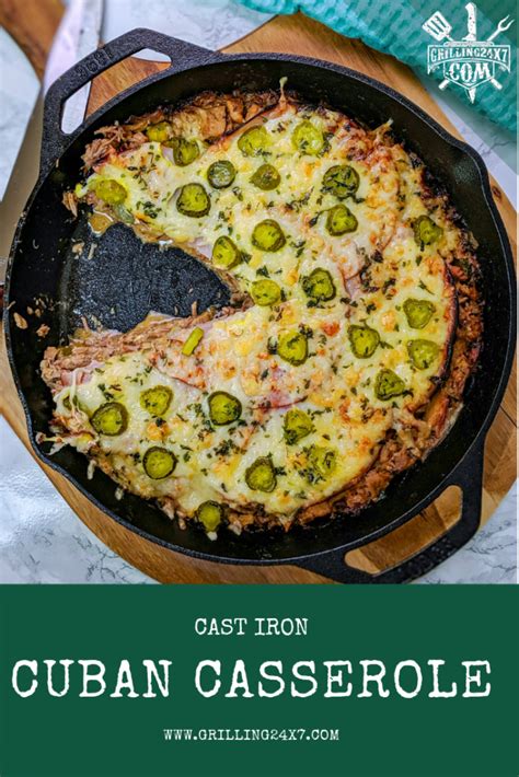 Share low carb keto recipes here! Cast Iron Cuban Casserole - Leftover Pulled Pork Recipe - Grilling 24x7