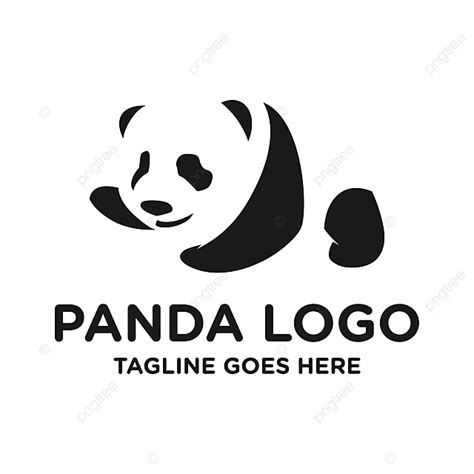 gaming logo panda vector hd png images black panda logo logo bear panda png image for free