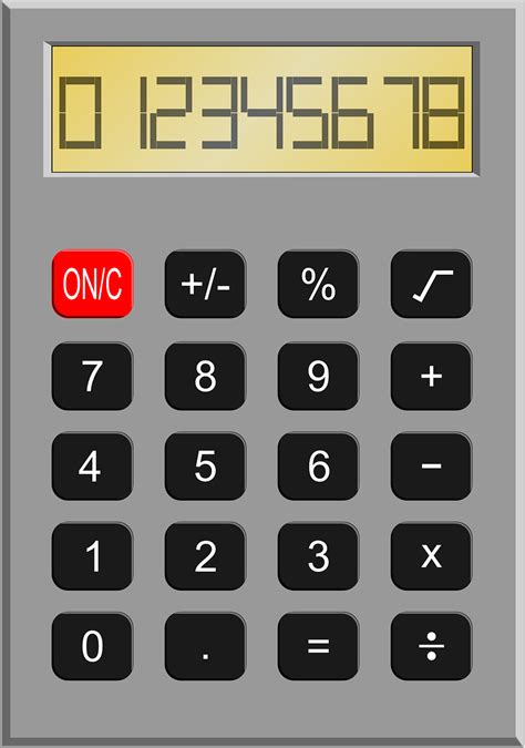 Calculator With The Number 5 Clipart 20 Free Cliparts Download Images