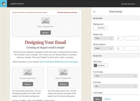 Tutorial For Creating A Custom Email Template In Mailchimp Web Ascender Hot Sex Picture