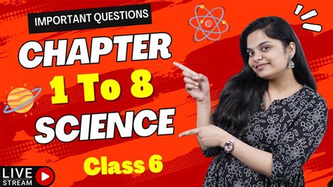 Class 6 Science Important Questions Chapter 1 To 8 Questions Exam Preparations Ncert