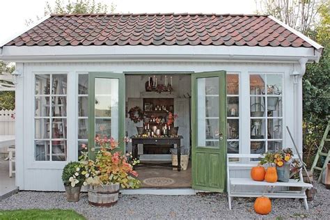 Countryside Charm The Most Charming Garden Sheds On Pinterest