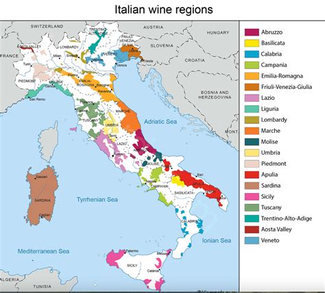 The 20 Wine Regions Of Italy Vino Talia