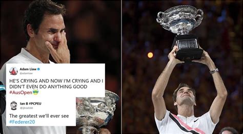 Not Just Roger Federer Tweeple Too Get Emotional With His 20th Grand
