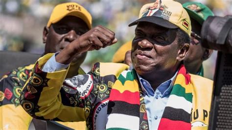 Zimbabwe Election Emmerson Mnangagwa Declared Winner In Disputed Poll Bbc News