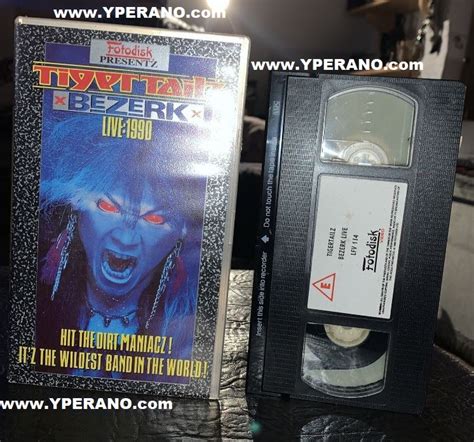 TIGERTAILZ Bezerk Live VHS Live In Wales Never On DVD As The Original Recordings Are