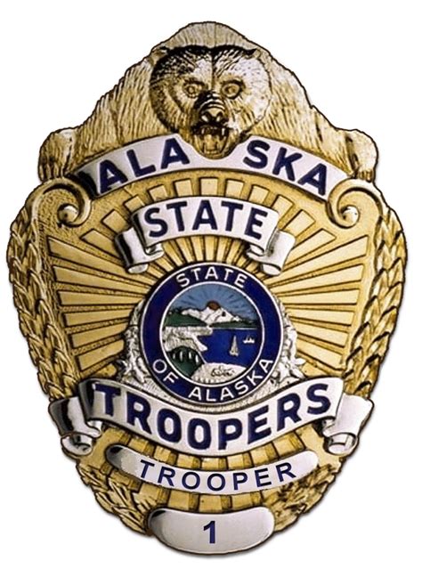 Alaska State Troopers Badge Original Size Png Image Pngjoy