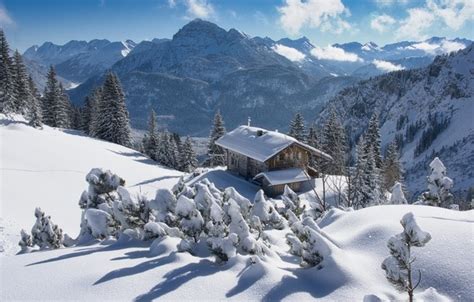 Wallpaper Winter Snow Mountains Austria Ate Alps The Snow House