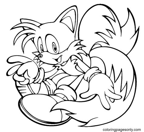 Tails Coloring Pages Coloring Pages For Kids And Adults