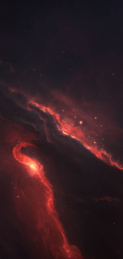 1080x2280 Nebula Space Scenery 4k One Plus 6huawei P20honor View 10